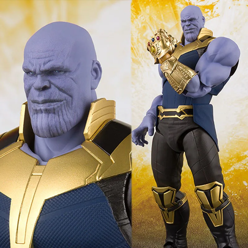 S.H.Figuarts Marvel Avengers Infinity War Thanos Action Figure Statue Toys SHF 