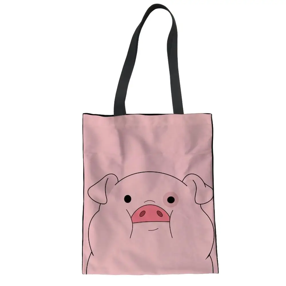 pink shopper handbag