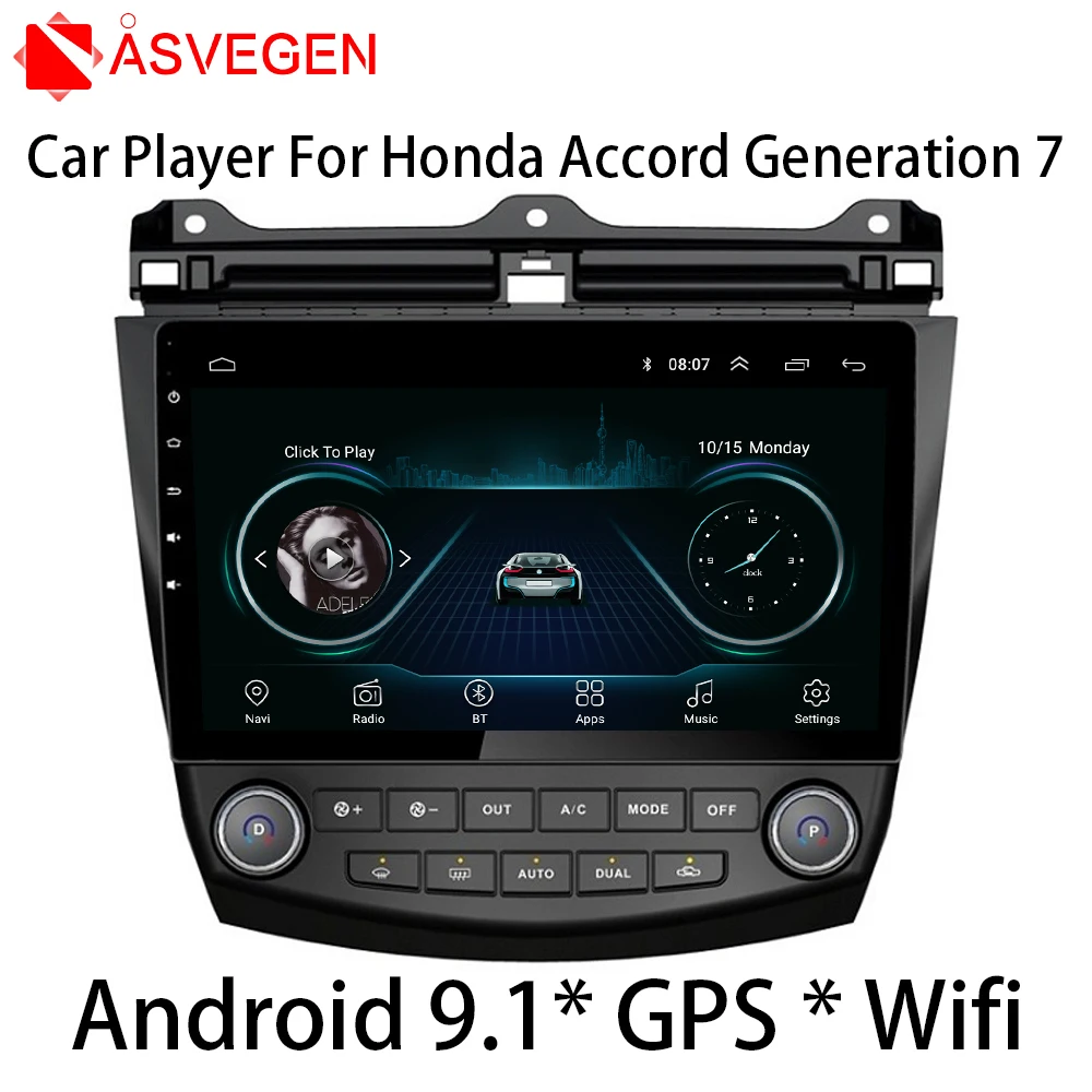 

Android 8.1 Car Radio GPS Multimedia Player For Honda Accord 7 GPS Navigation Auto Car Video Stereo Player