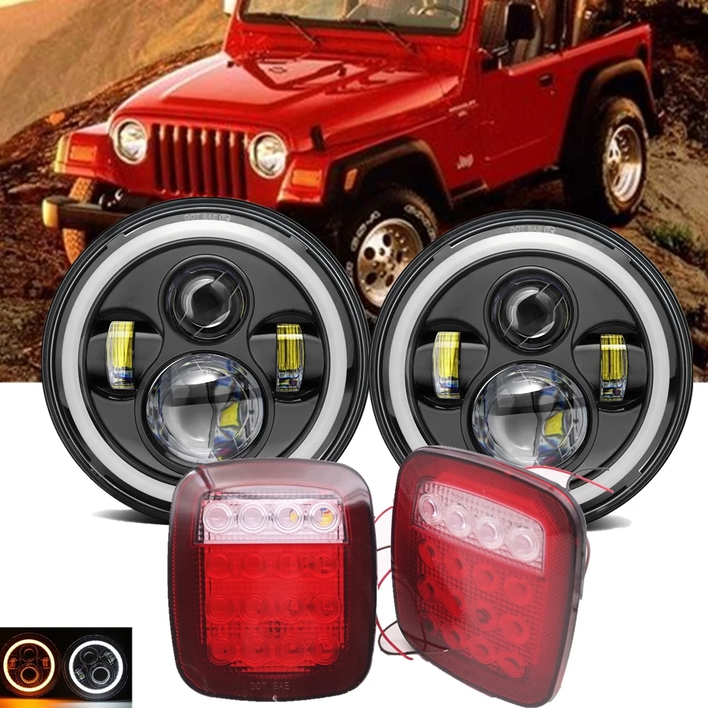 for Jeep TJ Headlight 7