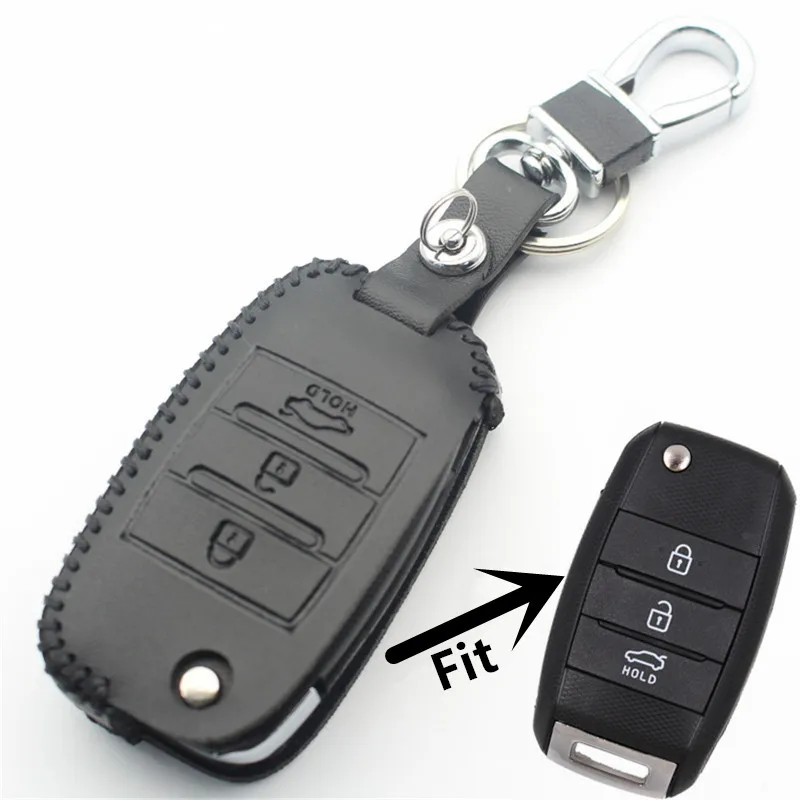 XIEAILI чехол для ключей из натуральной кожи Kia