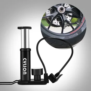 

Motorcycle Foot Portable Air Pump Compressor Digital Mini Tire Inflator For Yamaha WR 250 R X SEROW 225 250 TTR 125 250 600 YZ80