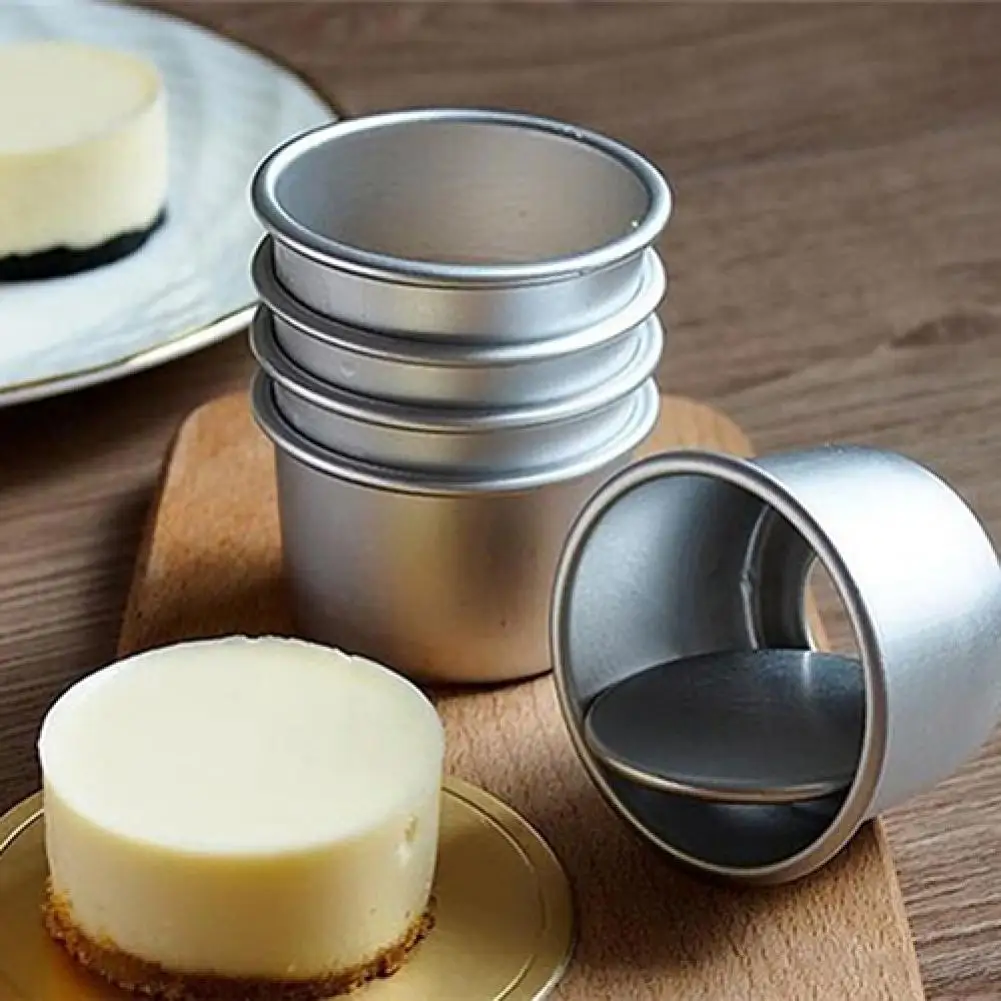 Baking Tins Mini Loose Bottom Cheesecake Tins Pcs Round Cake Mould