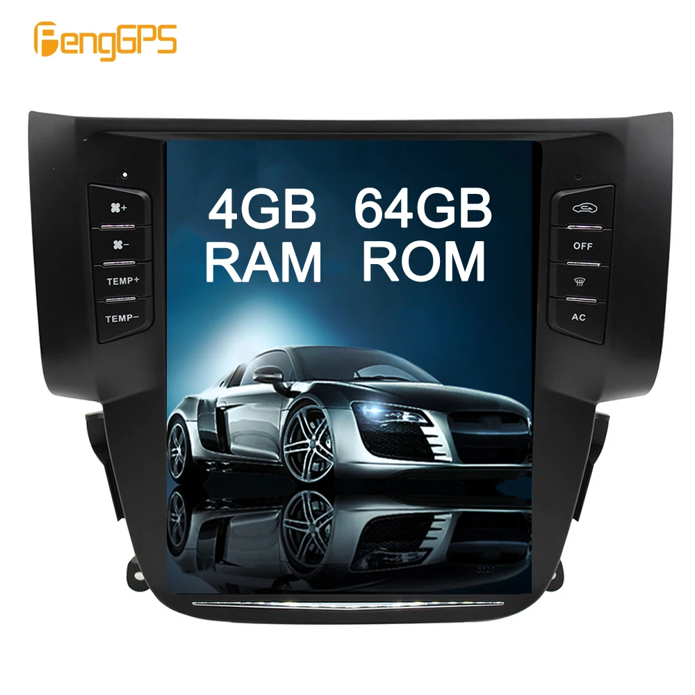 Best Android 8.1 Tesla-style Vertical Screen GPS Navigation for Nissan Sylphy 2012+ Audio Player In-dash Carplay 4K 1920*1080 Unit 0
