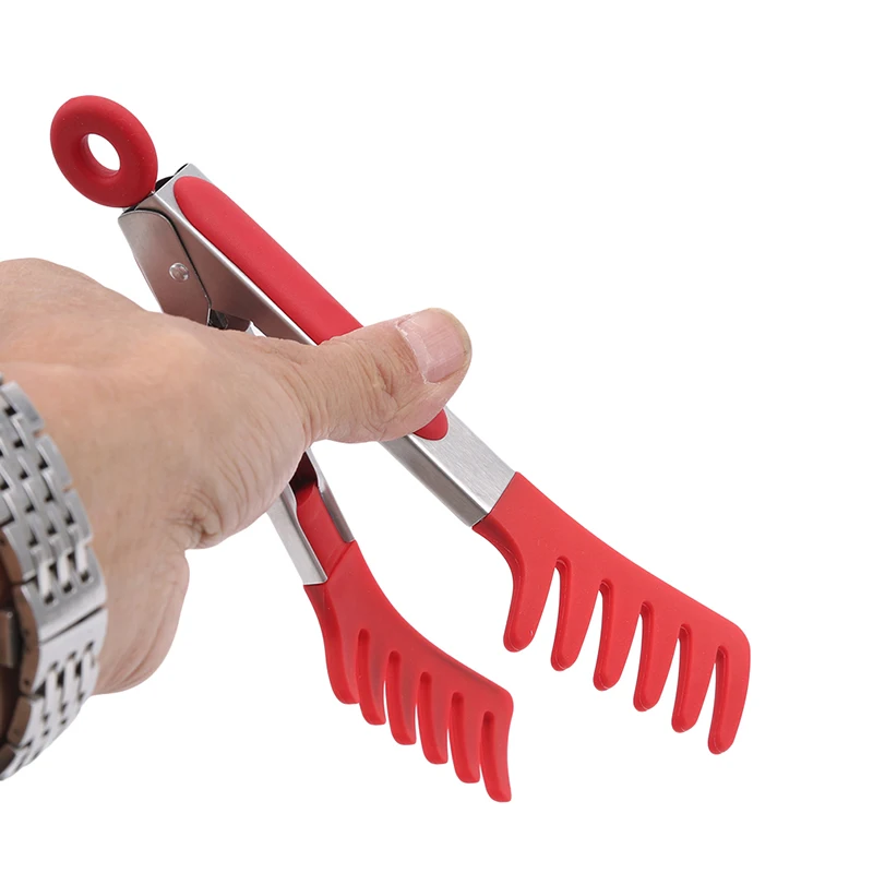 9 дюймов силиконовые нейлоновые щипцы для лапши Паста спагетти пищевые зажимы