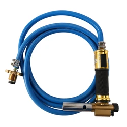 Torche de soudage à gaz liquéfié à allumage électronique, Kit avec tuyau pour souder, cuisson, brasage, chauffage, éclairage 