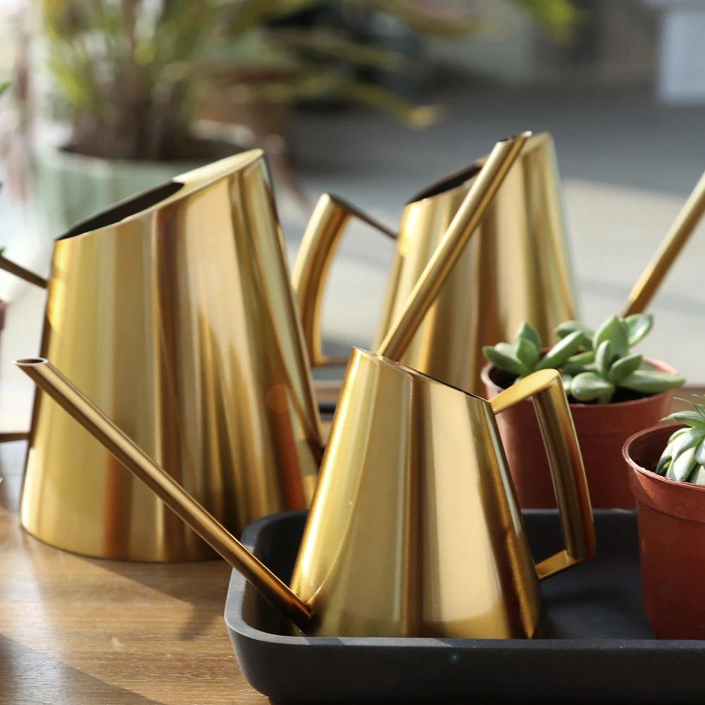 Stainless Steel Watering Can Bonsai Indoor Plants Water Pot with Long Spout Plant Long Mouth Sprinkling Pot Garden Tool Stainless Steel Watering Can Bonsai Indoor Plants Water Pot with Long Spout Plant Long Mouth Sprinkling Pot Garden Tool