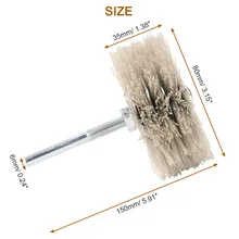 Инструмент для снятия заусенцев, абразивный инструмент, алюминиевая проволока, щетка, Цветочная головка, полировка, шлифовка, хвостовик колеса, мебель, деревянная скульптура, роторное сверло, инструмент