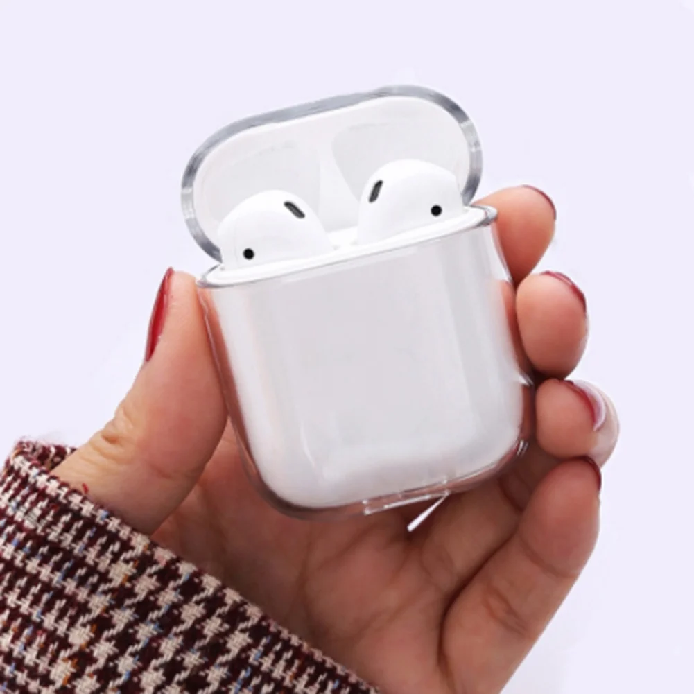 

For Apple AirPods Pro 2 1 Crystal Earphone Silicone Case Soft TPU Transparent Headset Charging Storage Box Cover for Air Pods 3