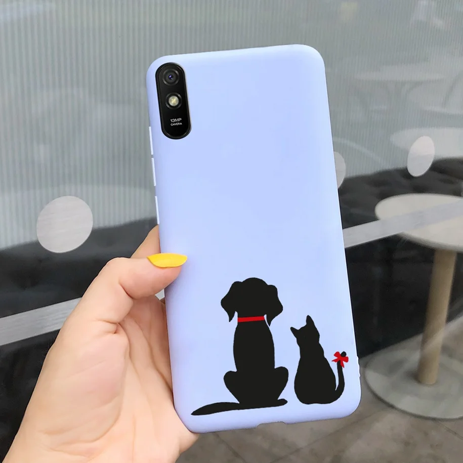 phone pouch bag For xiaomi redmi 9A 9AT 9i Case Silicone Fashion Pattern Phone Cover For Xiomi Redmi 9A Soft Touch TPU Case Redmi9a Fundas 6.53" smartphone pouch