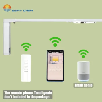 

EWAY CASA Smart Curtain Motor Motorized WiFi Curtain Rail Automatic Electric Curtain Track Smart Home CM_ CMJWIFI_ TRACK1.2N