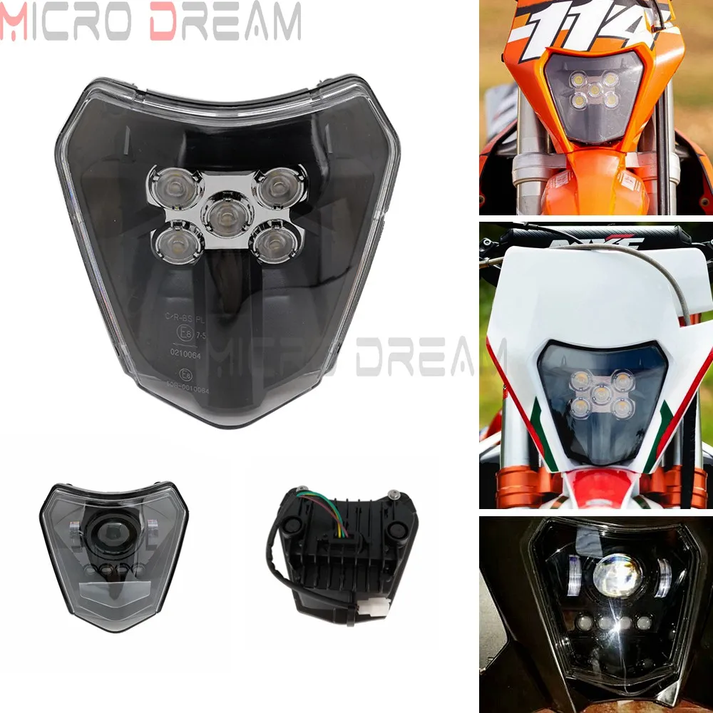 79614901000 E8 светодиодный ная фара Supermoto для EXC EXC-F Six Days 690 SMCR 2014-2020 Enduro двойная