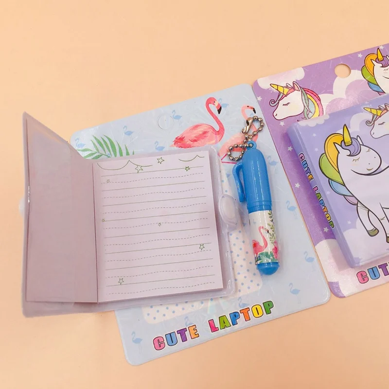 1 Набор Милая птица Единорог семья с шариковой ручкой блокнот дневник тетрадь Канцелярские товары школьные офисные принадлежности