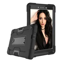 

For Samsung Galaxy Tab A 8.0 2019 SM-T290 T295 Protective Cover Shock-proof Hard Case Plastic Anti-fall Protector With Stand
