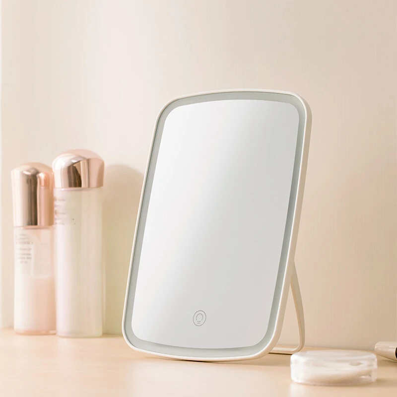 Jordan Judy Led Light Mirror  Intelligent  Makeup Mirrors Portable Rechargeable Desktop Touch-Screen Mirror