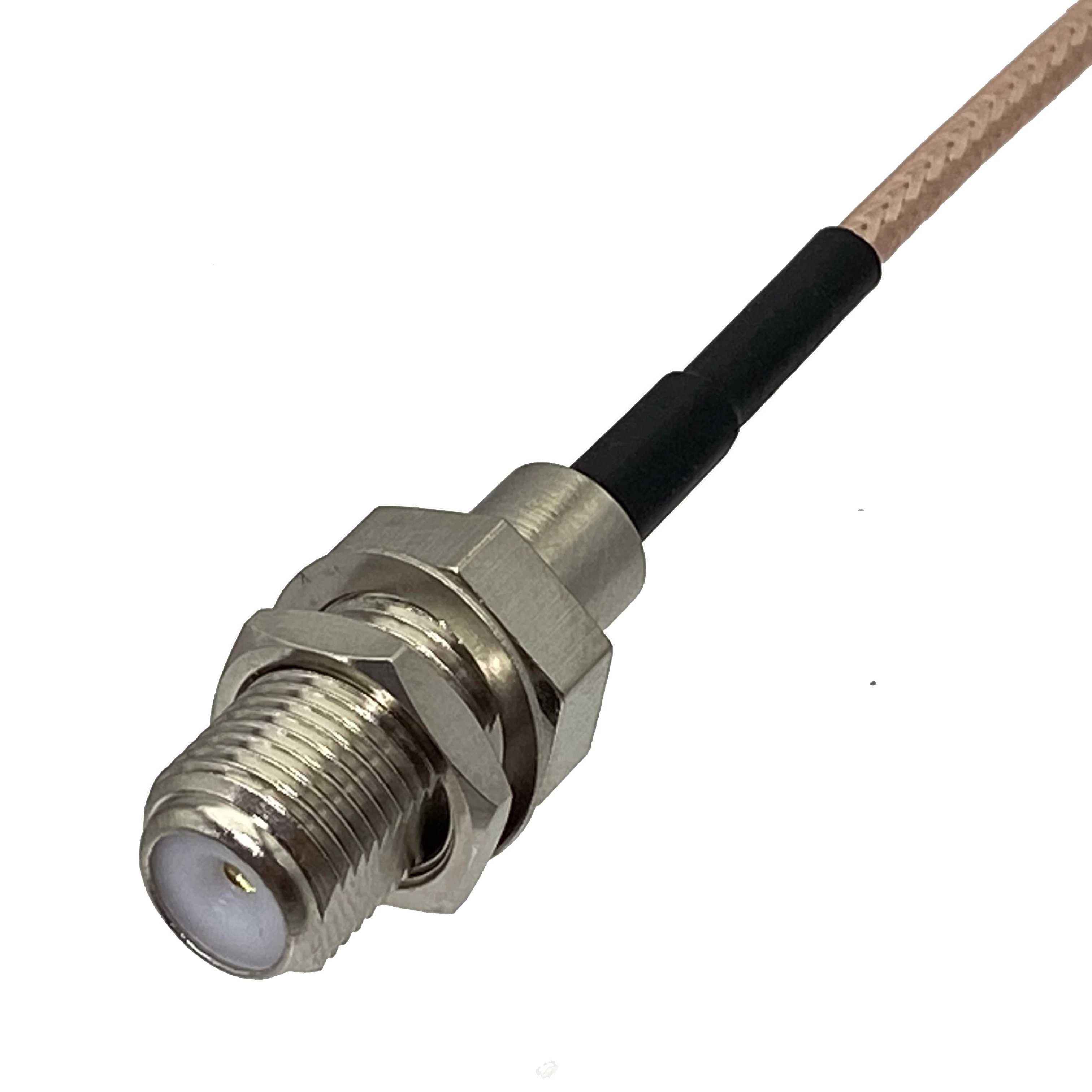 1pcs RG316 F TV Female Jack Bulkhead Nut to SMA Male Plug RF Coaxial Connector Pigtail Jumper Cable New 4inch~5M