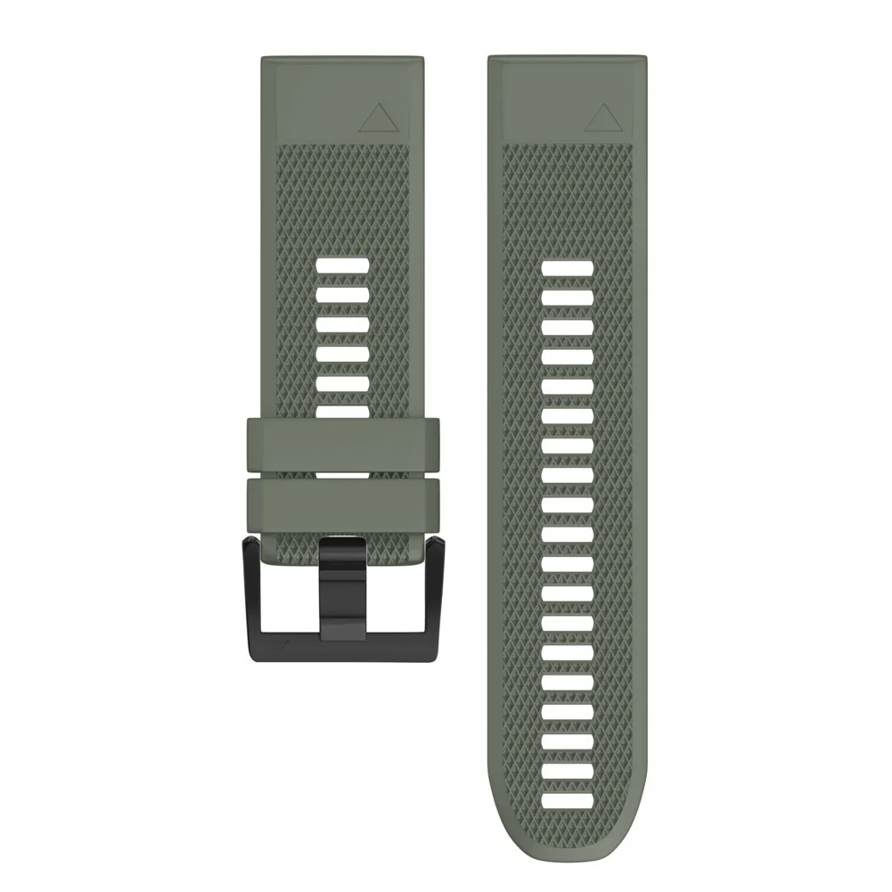 Быстроразъемный удобный силиконовый сменный ремешок для часов 26 мм Garmin D2 Charlie/спуск Mk1 LHB99 - Цвет: 12