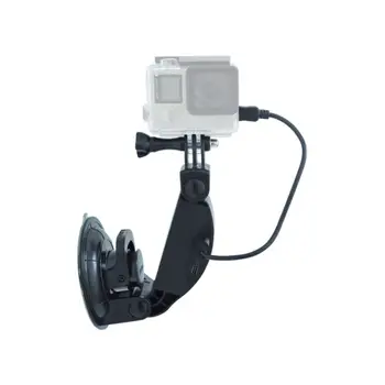 

Easy to use Superior Action Cameras Suction Cup Mount + Power Bank Compatible For GoPro YI SARGO Mi Holder