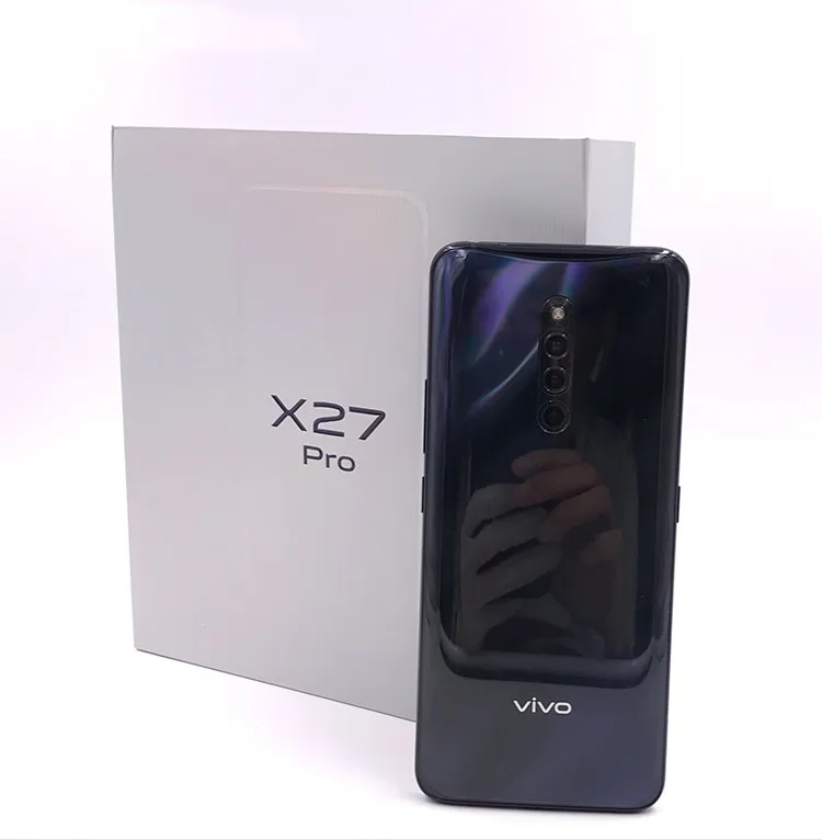 Vivo X27 Pro, камера для мобильного телефона 6. 7 дюймов, фронтальная 32 МП камера заднего вида, 8 ГБ, 256 ГБ, Восьмиядерный экран, отпечаток пальца, 4G, Google