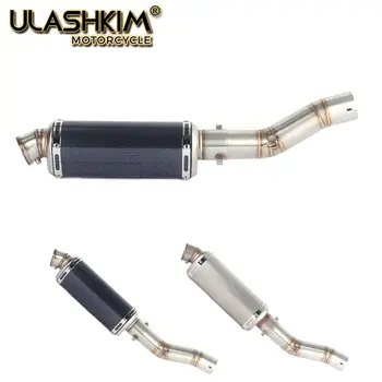 

Motorcycle Full Exhaust Middle Link Pipe Slip On For Suzuki GSXR600 Gsxr700 Gsxr750 k7 GSX R700 R750 R600 GSXR 600 700 750