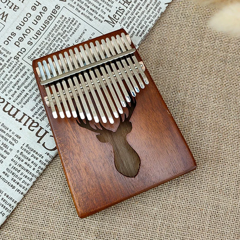 

Kalimba 17 key Thumb Piano High-quality Mahogany Protable Musical Instrument Beginner Thumb Calimba Piano Finger Piano