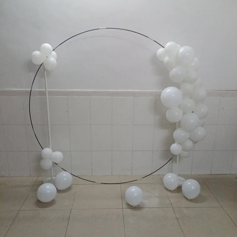 wedding flower ring frame with stand 5