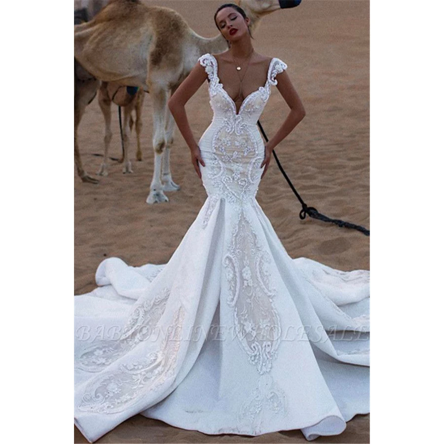 Vestido de noiva Аппликация на свадебные платья robe de mariee Длинные платья невесты Дубай женские платья Великолепные vestido de noiva