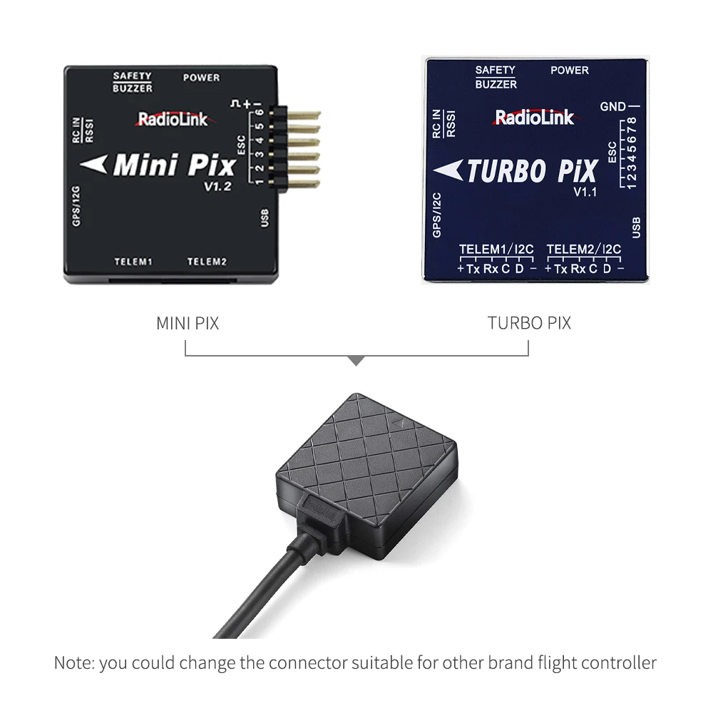 Радиоуправляемый мини Дрон GPS модуль M8N TS100 для полетного контроллера Mini Pix Pixhawk