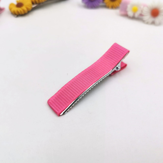 Fabric Covered Hair Clips 5/3.5cm Hairpin Base Diy Baby Kid Girls Bow Hairpins Setting for Jewelry Making Hair Accessories