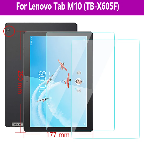 Закаленное стекло для lenovo Tab M7 TB-7305F Защитная пленка для lenovo Tab M8 TB-8505F Tab M10 10,1 TB-X605F - Цвет: LVM10GHM2