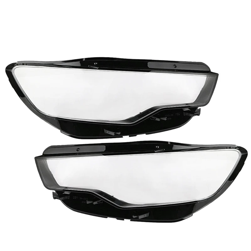 

1Pair Front Left&Right Car Headlight Head Light Lamp Lens Light Cover For Audi A6L C7 2013 2014 2015 2016