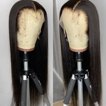 

26 Inch 13x6 Straight Lace Front Wig 13x4 Lace Frontal Human Hair Wigs Brazilian Lace Front Human Hair Wigs Pre Plucked Remy