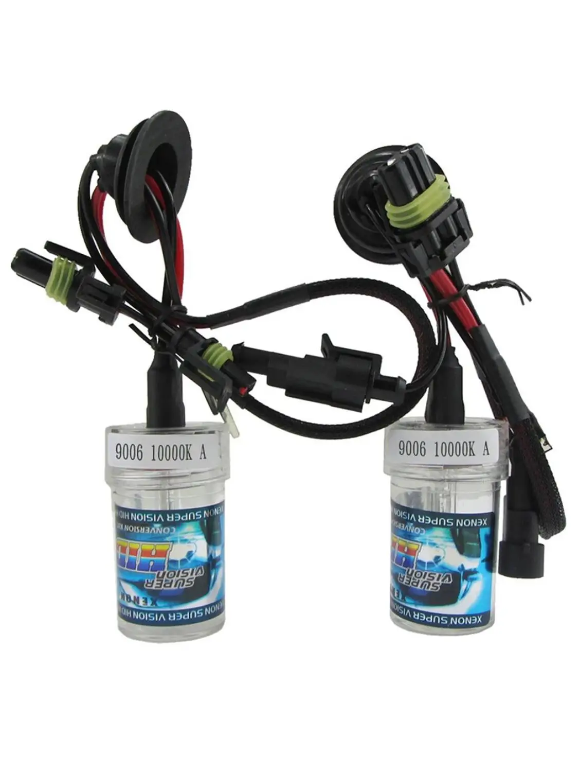 Новая пара 55W 9006/HB4 HID сменный лампочка для мотоцикла
