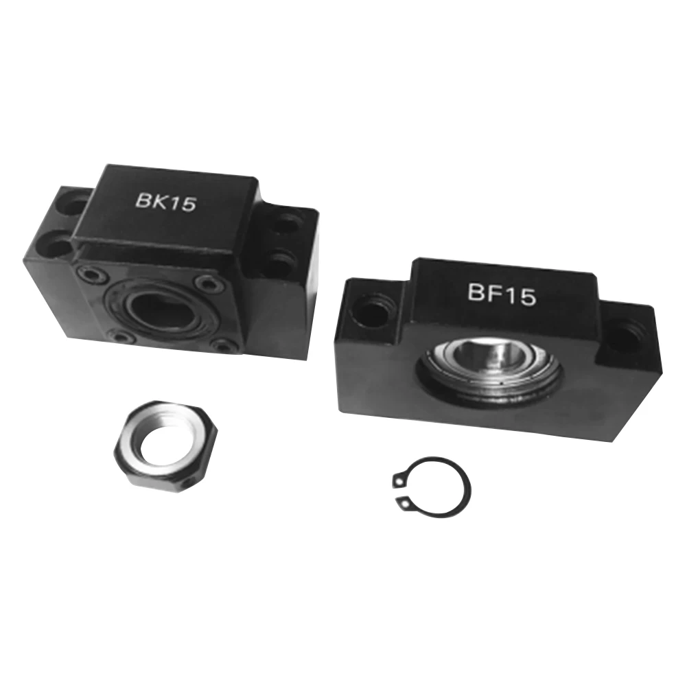

2PCS Stand Ball Screw End Support Durable BK15 BF15 Parts Wearproof High Rigidity Fixed Easy Use Accessories For SFU2005 SFU2010