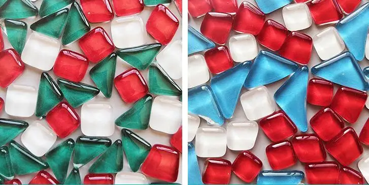 100 г необычная мозаичная плитка из хрустального стекла смешанных цветов мини микро Стеклянная Каменная мозаика для изготовления пазлов материалы для поделок DIY