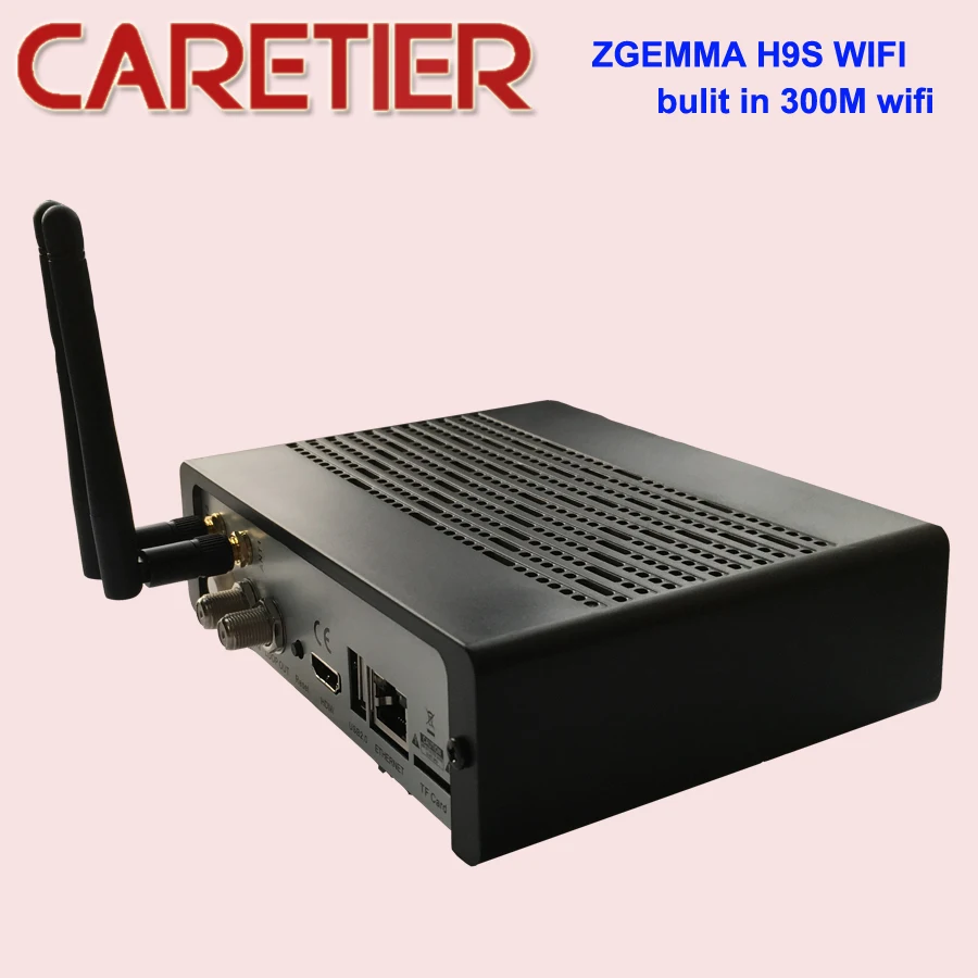 ZGEMMA H9S bulit in 300M WIFI DVB S2X мультипотоковый 4K UHD спутниковый ресивер с поддержкой