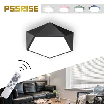 

Macarons Polygon Ceiling Lights Colorful Lamp shade Lamp For Living room Bedroom Kids room ceiling mount indoor led Lights