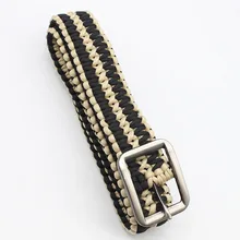 Длина 120 см, Паракорд, поясной ремень, веревка, ручная работа, тактический военный, 550 фунтов, пояс для выживания, для улицы, кемпинга, туризма, альпинизма, инструмент