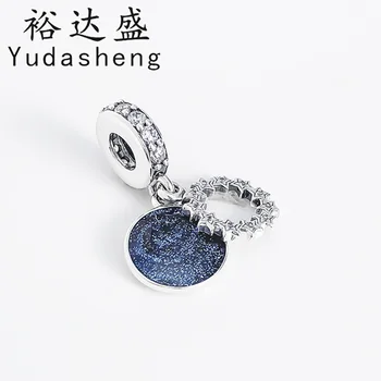 

Dream Star Charm It Is Painted with Shiny Blue Enamel Technology, Surrounded By Amphibole Fit Original Charm