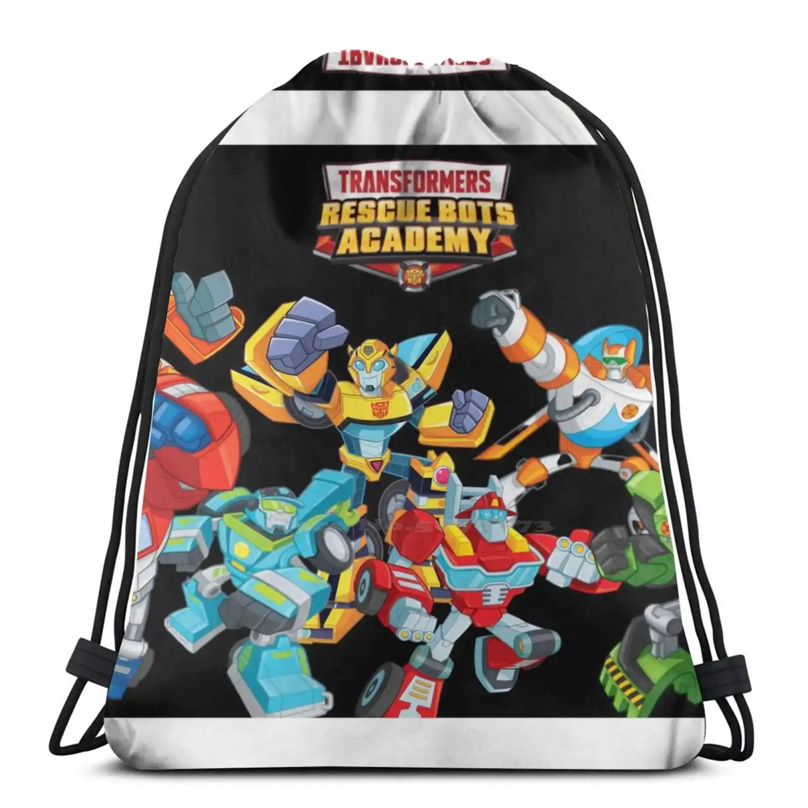 Rescue Bots Black School Bags Travel 