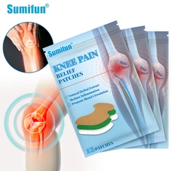12/24Pcs Sumifun Knee Pain Relief Patch Wormwood Arthritis Treatment Medical Adhesive Plaster Joint Sprains Sticker Health Care