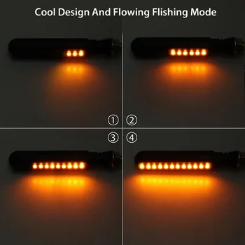 

Flowing LED Lights Indicator DRL/Flash Side marker Replacement Motorcycle