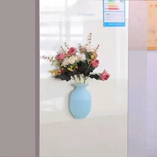 Садовые принадлежности дома висячая силиконовая ваза цветочные горшки холодильник настенный горшок для дерева бонсай украшения дома сада