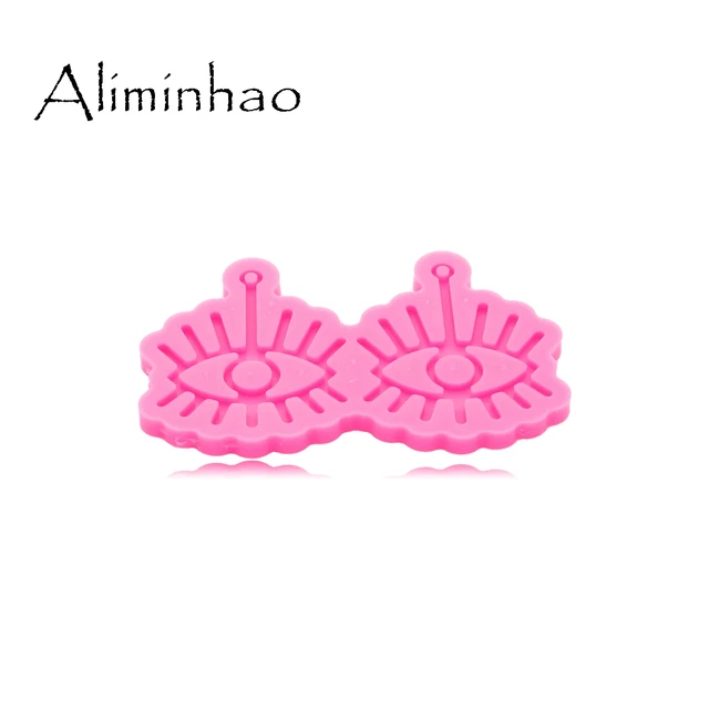 Dy0733 Szuper Fényes Szem Fülbevaló Penészgyűrű -Szilikon Penész Diy Epoxi Dekoráció Kulcstartó - Image 3