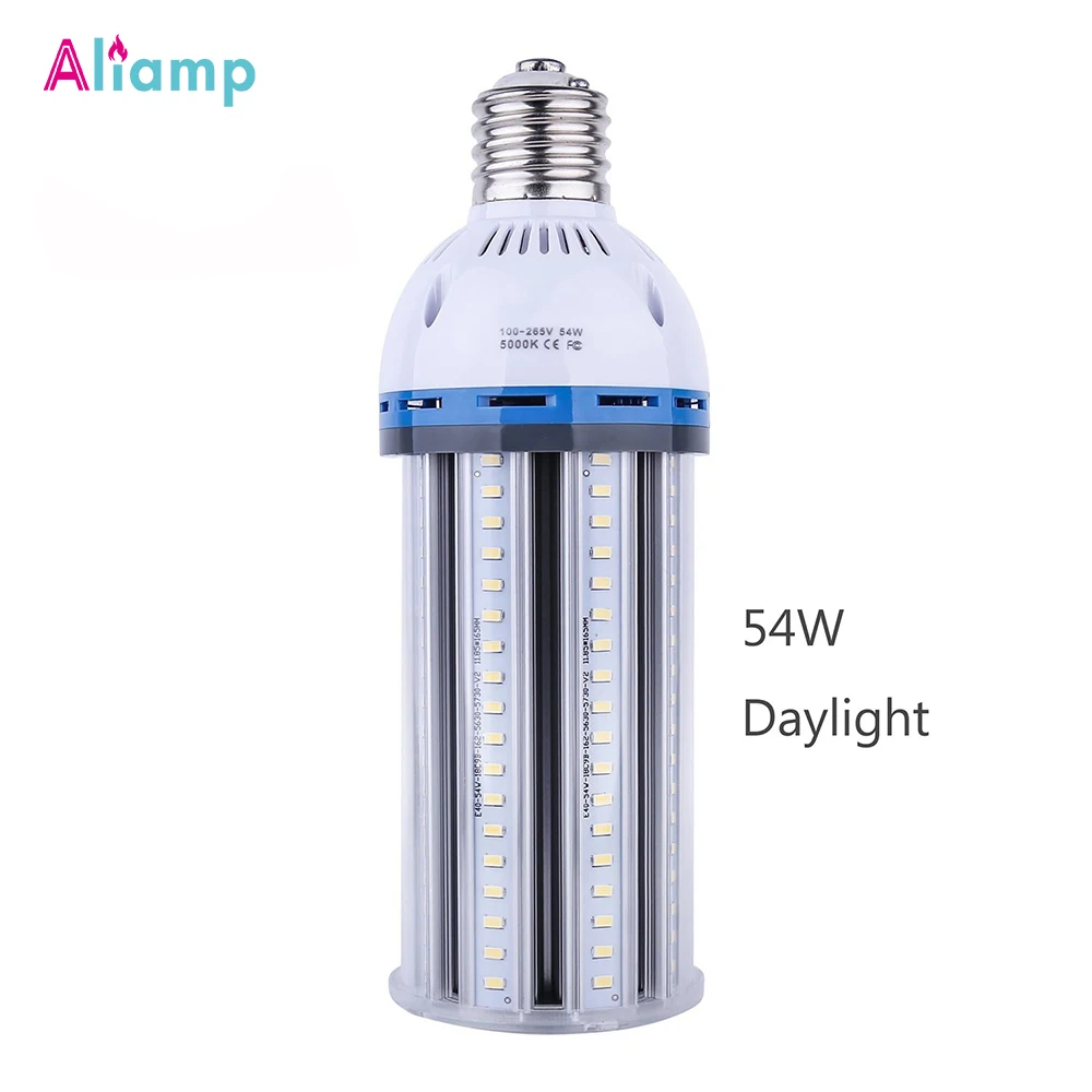 Светодиодные лампы кукуруза E40 54 Вт Сменные для галогенных ламп HQL HID HPS CFL 5500 лм