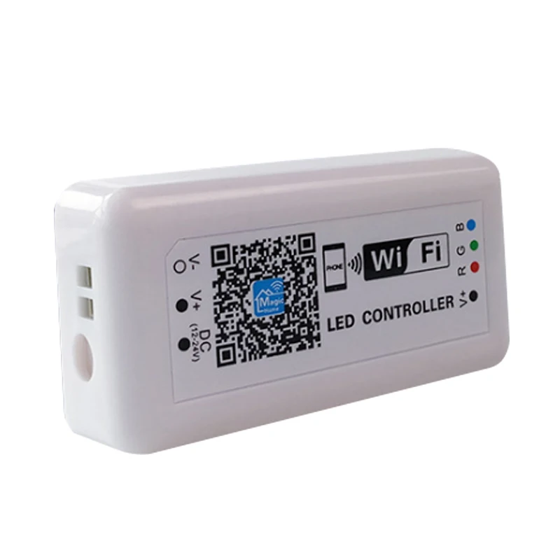 Умный светодиодный контроллер RGB DC 12 В 24 Wi Fi для 5050 3528 SMD светильник подходит