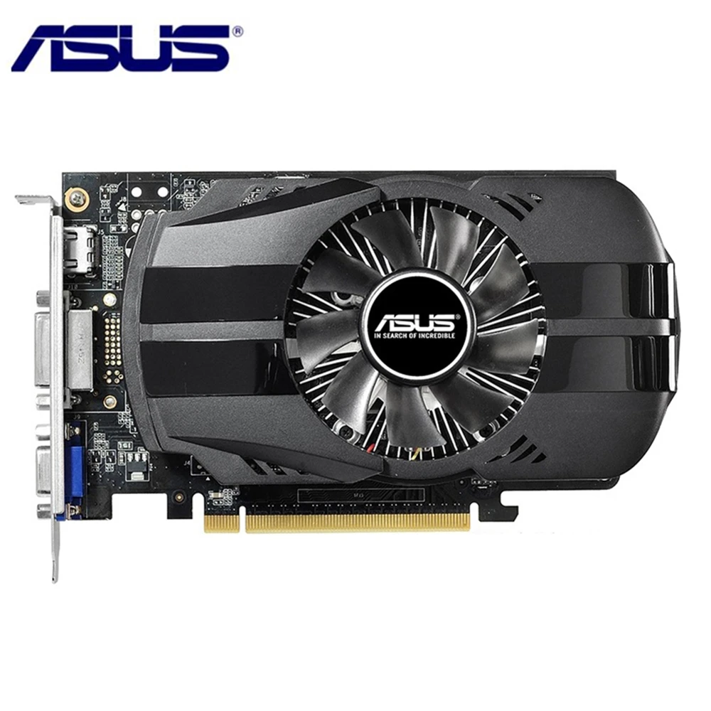 Оригинальная графическая карта ASUS GTX 750 2 Гб бит GDDR5 видеокарты для nVIDIA карты VGA Geforce