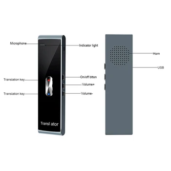 

Bluetooth Language Translator Smart Laptop Real-time Translation Voice Translator Machine SP99