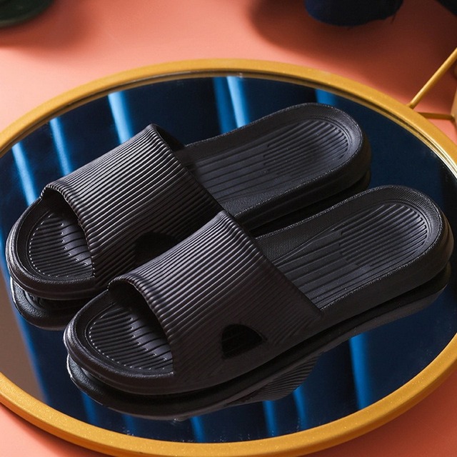 female summer household couple indoor non-slip soft bottom home mute bath bathroom sandals and slippers