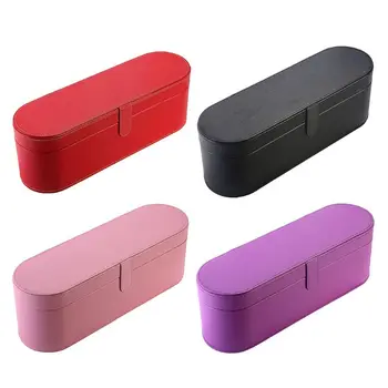 

Portable PU Leather Travel Hair Dryer Storage Box Storage Box Cover Case Organizer